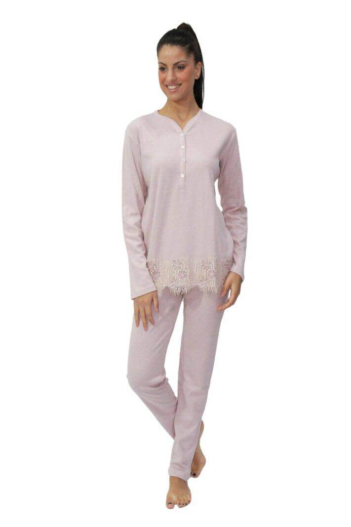 Pigiama Lungo Donna I1923 Fida - evabiancheria